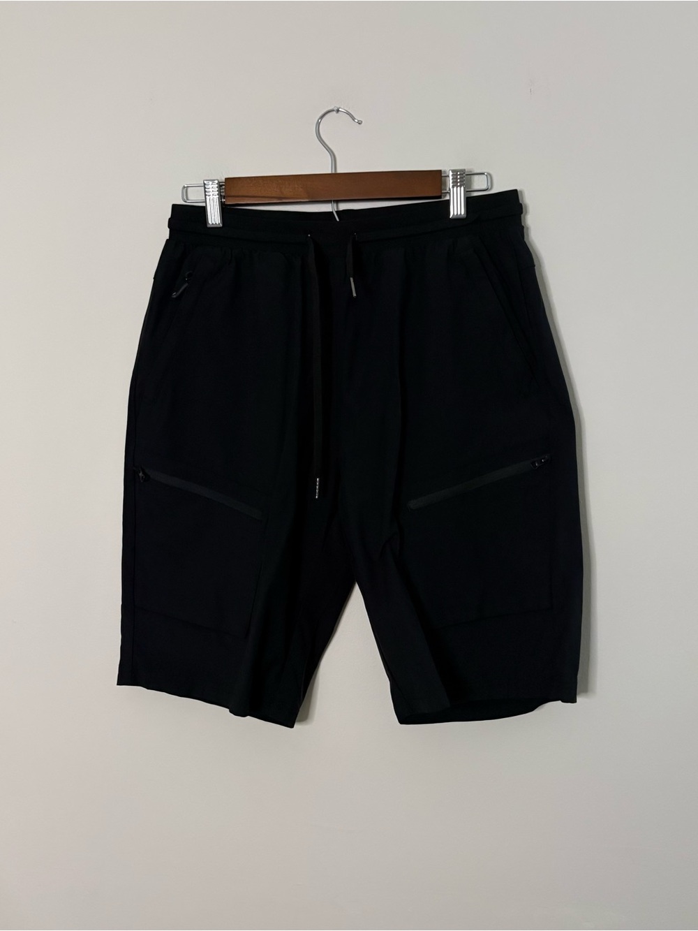 Mofiz Women’s Medium Black Bermuda Hiking Utility Shorts Pocket Technical